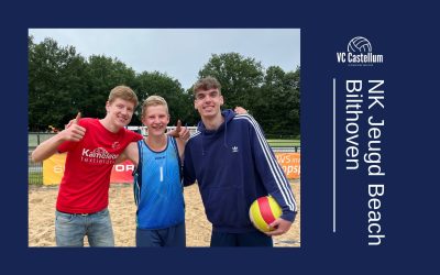 Jeugdleden Castellum doen verdienstelijk mee aan NK Beach